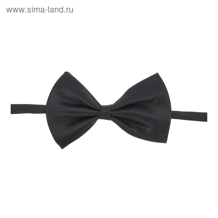 Карнавальная бабочка, чёрная - Фото 1