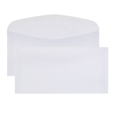 Конверт почтовый E65 110×220 мм, без подсказа, без окна, клей, 80 г/м²