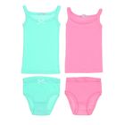 Комплект для девочки (майка, трусы) AZ-608 микс 98-104 см - Фото 4