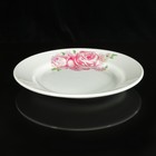 Тарелка мелкая 20 см «Розовые розы» - Фото 2