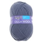 Пряжа OlgaWool (ОльгаЧШ) 95% шерсть, 5% акрил 392м/100гр (56 стальн.) - Фото 2