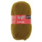 Пряжа Lidiya (ЛидияПШ) 50% шерсть, 50% акрил 1613м/100гр (1473 зел.янтарь) - Фото 2