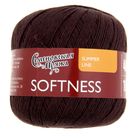 Пряжа Softness (Нежность) 47% хлопок, 53% вискоза 400м/100гр (1443 махагон) - Фото 2