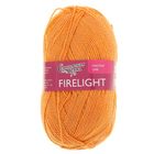 Пряжа Firelight (Костер) 93% акрил, 7% метанит 394м/100гр (4802 ярк.оран.-мульти) - Фото 2