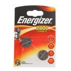 Батарейка литиевая Energizer, CR2032-2BL, 3В, блистер, 2 шт. - Фото 1