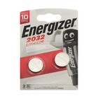 Батарейка литиевая Energizer, CR2032-2BL, 3В, блистер, 2 шт. - Фото 3