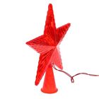 Фигура "Звезда Красная ёлочная" 16Х16 см, пластик, 10 ламп, 240V КРАСНЫЙ - Фото 3