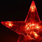 Фигура "Звезда Красная ёлочная" 16Х16 см, пластик, 10 ламп, 240V КРАСНЫЙ - Фото 4