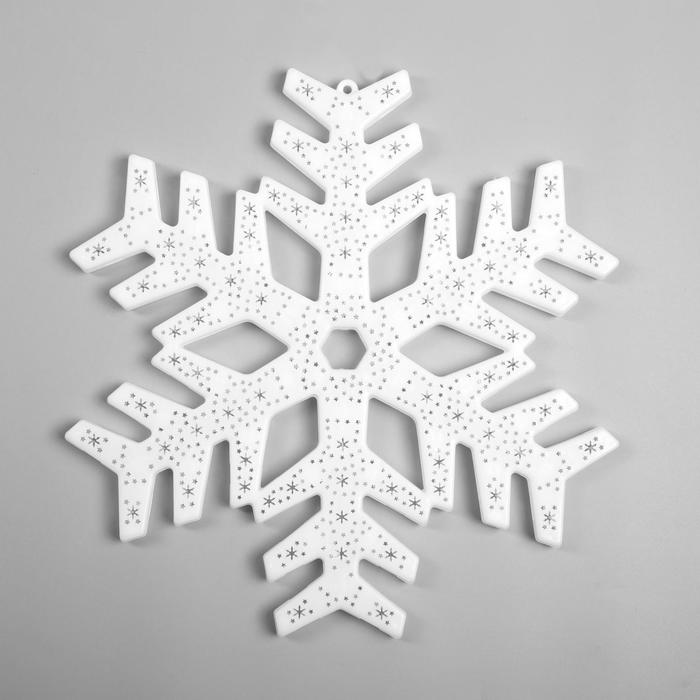 Светодиодная фигура «Снежинка» 40 см, пластик, 220 В, свечение мульти (RG/RB) - фото 1889142092