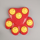Интеллектуальная игрушка для сухого корма "Лапа" с 7 отсеками, микс цветов - Фото 2
