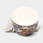 Чайник заварочный «Пейзаж», 600 мл, с металлическим ситом, керамика - Фото 5