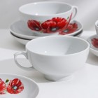 УЦЕНКА Сервиз чайный «Дачные маки», 12 предметов, нет одной чайной пары - Фото 7