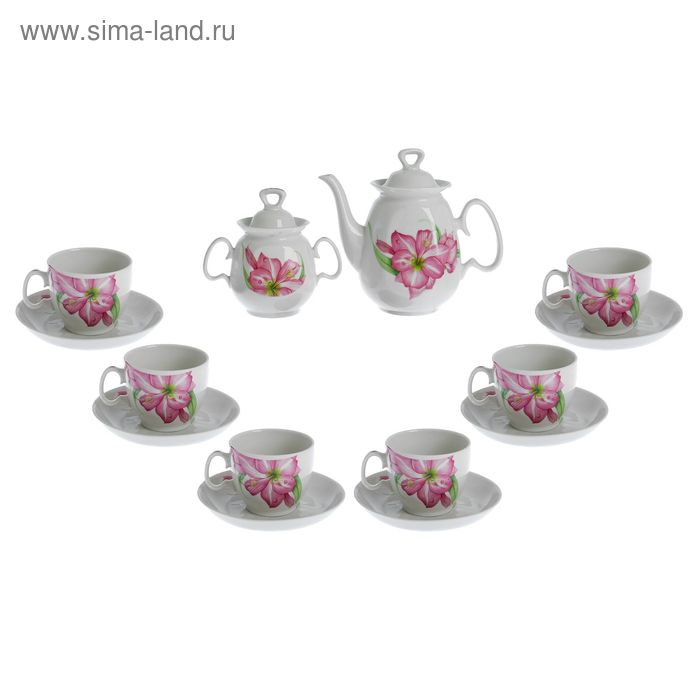 Сервиз чайный на 6 персон "Романтика" - Фото 1