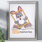 Фоторамка для фото 30×40 см Keep memories, Genevieve, пластик, серебро - Фото 2