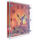 Часы-картина настенные, серия: Кухня, "Корзинка фруктов", 25х35 см - фото 9822132