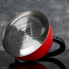 Чайник со свистком 1,8 л "Радуга", фиксированная ручка, цвет красный - Фото 4