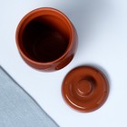 Горшок для запекания Кунгурская керамика «Аппетитный», 700 мл, коричневый - Фото 3