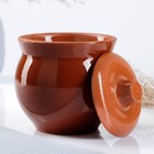 Горшочек для запекания Кунгурская керамика «Стандарт», 400 мл, керамика, коричневый - Фото 2