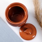 Горшочек для запекания Кунгурская керамика «Стандарт», 400 мл, керамика, коричневый - Фото 3