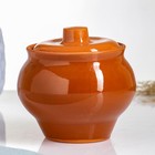 Горшочек для запекания Кунгурская керамика «Стандарт», 400 мл, керамика, коричневый - Фото 4