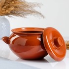 Жаровня Кунгурская керамика «Стандарт», 2 л, с ручками, керамика, коричневая - Фото 2