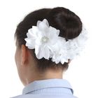 гребень для волос "Декор невесты" цветочный шлейф - Фото 2
