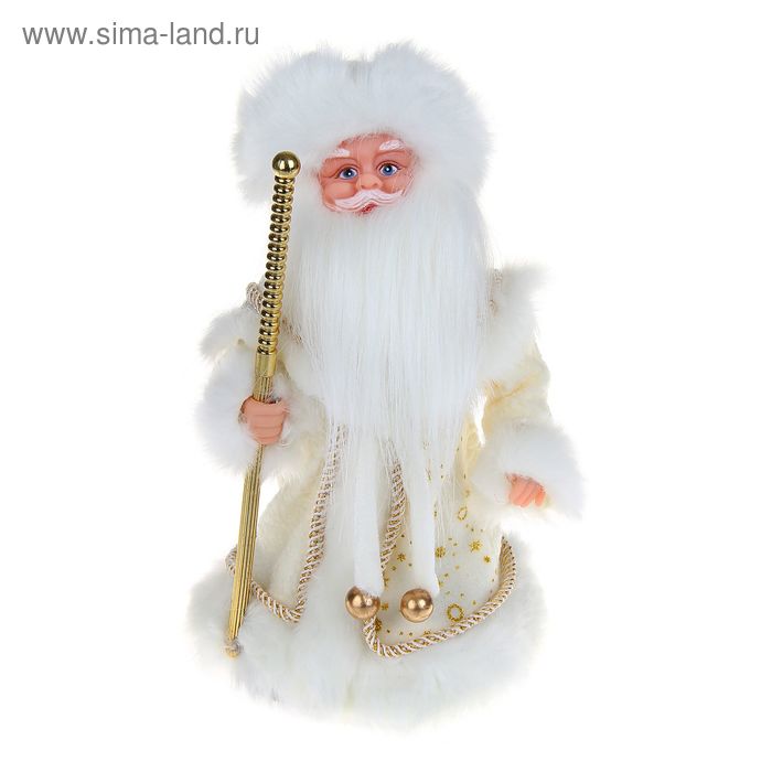 Дед Мороз "Шик", в шубе с окантовкой, русская мелодия