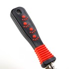 Колтунорез боковой, 9 лезвий, 6.5×19 см, чёрный, красный - Фото 5