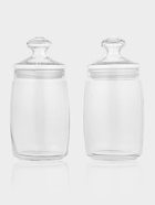 Банки для сыпучих продуктов Paşabahçe Cesni, 1.1 л, набор 2 шт., стекло, прозрачные - Фото 1