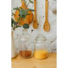 Банки для сыпучих продуктов Paşabahçe Cesni, 1.1 л, набор 2 шт., стекло, прозрачные - Фото 5