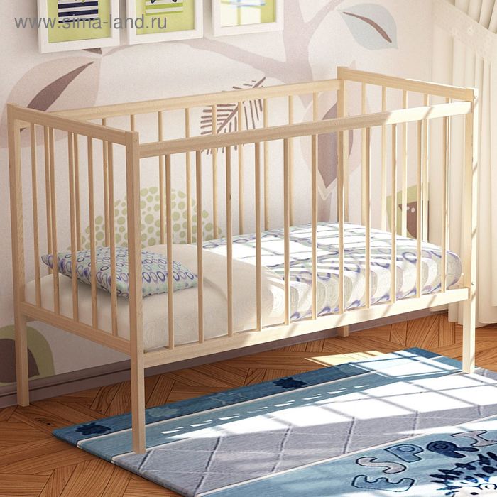 Детская кроватка «Колибри Мини», цвет берёза - Фото 1