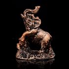 Сувенир полистоун "Слоник" бронза, 5х2,5х3,7 см - Фото 3