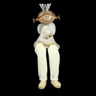 Сувенир полистоун "Малыш - ангелочек" с висячими ножками, МИКС, 16х3,4х5,5 см - Фото 1
