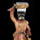 Фигурка - подсвечник на 1 свечу «Английский шарж. Пёс вояка», полистоун, 29×10×11.3 см - Фото 4