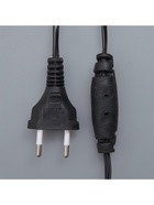 Гирлянда «Бахрома» 4 × 0.6 м, IP44, тёмная нить, 180 LED, свечение синее, мерцание белым, 220 В 1080162 - фото 319918180