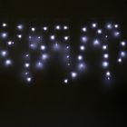 БАХРОМА "Игла", Ш:1.2 м, В:0.6 м. Н.С. LED-60-220V, контр. 8 режимов, БЕЛЫЙ - Фото 1