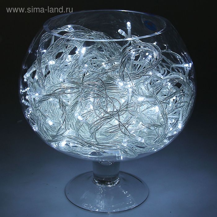 Гирлянда "Метраж" улич. Д: 20 м, Н.С. LED-200-220V, контр. 8 р. БЕЛЫЙ