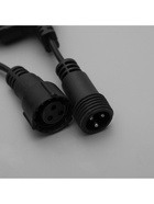 Гирлянда «Занавес» 2 × 9 м, IP44, УМС, тёмная нить, 1800 LED, свечение мульти, 220 В - Фото 11