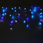 БАХРОМА, Ш:1.2 м, В:0.6 м, Н.Т. LED-60/15-220V, эффект мерцания, СИНЕ-БЕЛЫЙ - Фото 1