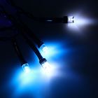 БАХРОМА, Ш:1.2 м, В:0.6 м, Н.Т. LED-60/15-220V, эффект мерцания, СИНЕ-БЕЛЫЙ - Фото 3