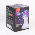Ночник проектор «Цветок» 12.5 см, свечение RGB, 220 В, белый - Фото 4