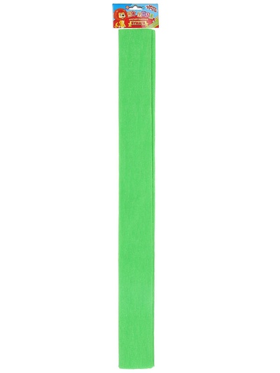 Бумага крепированная 50×200 см, в рулоне, 32 г/м², светло-зелёная