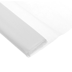 Бумага крепированная 50 х 200 см, в рулоне, 32 г/м2, белый