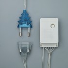 Гирлянда «Занавес» 2 × 3 м, IP20, прозрачная нить, 720 LED, свечение синее, 8 режимов, 220 В - Фото 4