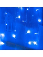Гирлянда «Занавес» 2 × 3 м, IP20, прозрачная нить, 720 LED, свечение синее, 8 режимов, 220 В - Фото 8