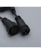 Гирлянда «Занавес» 2 × 6 м, IP44, УМС, тёмная нить, 1440 LED, свечение белое, 220 В - Фото 10