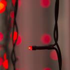Гирлянда "Занавес" 2 х 6 м , IP44, УМС, тёмная нить, 1440 LED, свечение красное, фиксинг, 220 В - Фото 2