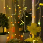Гирлянда "Бахрома", УМС вилка, 5.2 х 0.6 м, LED-299-220V, мигает, нить прозрачная, свечение мульти (RGB) - Фото 3