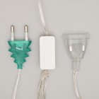 Гирлянда "Бахрома", УМС вилка, 5.2 х 0.6 м, LED-299-220V, мигает, нить прозрачная, свечение мульти (RGB) - Фото 5