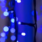 Гирлянда «Занавес» 2 × 3 м, IP44, УМС, тёмная нить, 760 LED, свечение синее, 220 В - Фото 2